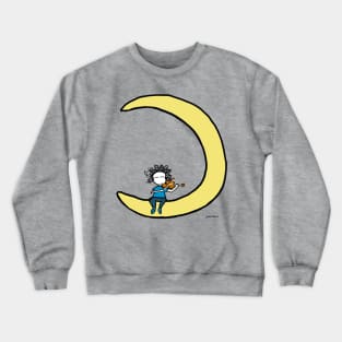 Moon and violin Crewneck Sweatshirt